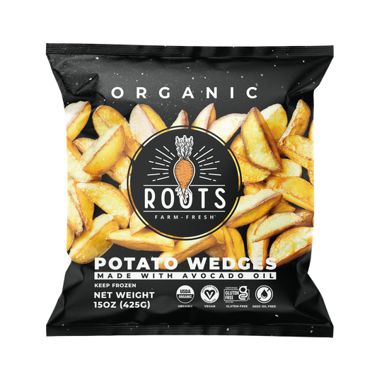 Organic White Potato Wedges 15oz - Roots Farm Fresh