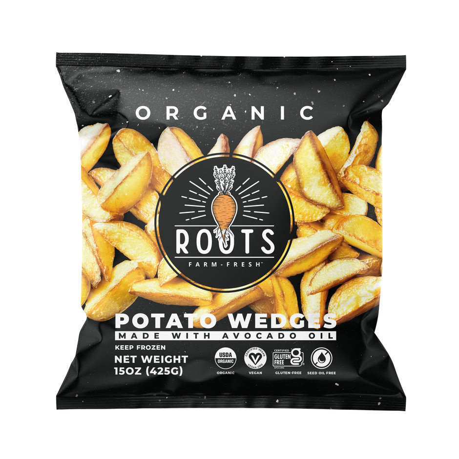Organic White Potato Wedges 15oz - Roots Farm Fresh