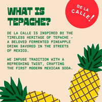 Pineapple Spice Tepache Mexican Soda 12oz - De La Calle