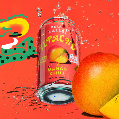 Mango Chili Tepache Mexican Soda 12oz - De La Calle