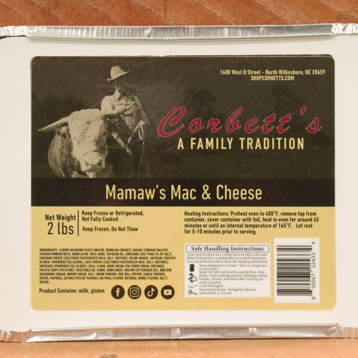 Mamaw's Mac & Cheese 2 lb – Cobberts Craft Meats