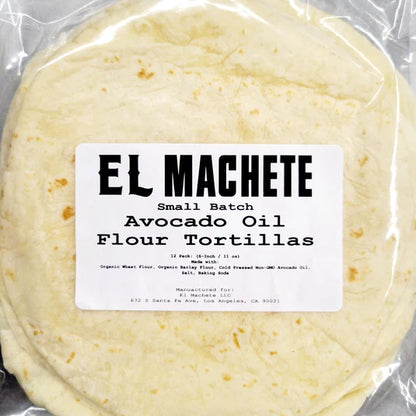 Flour Tortilla Avocado Oil 6" 11 oz – El Machete