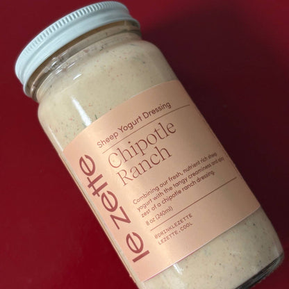 Chipotle Ranch Sheep Yogurt Dressing: A2 Organic 2x Protein