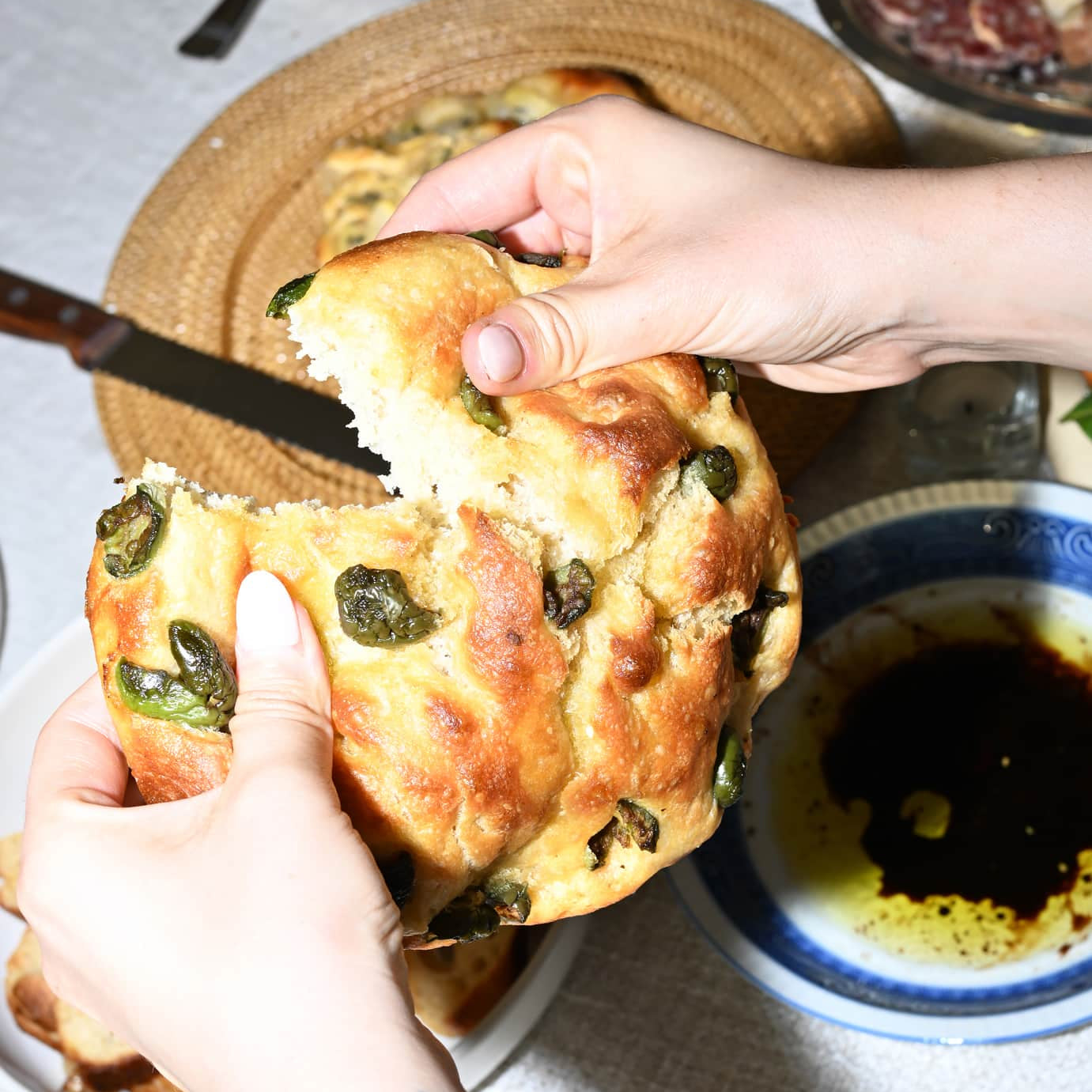 Take + Bake Focaccia Olive 12 oz – Jennies