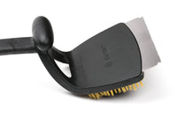Jumbo Grill Brush and Scraper Black 20.5