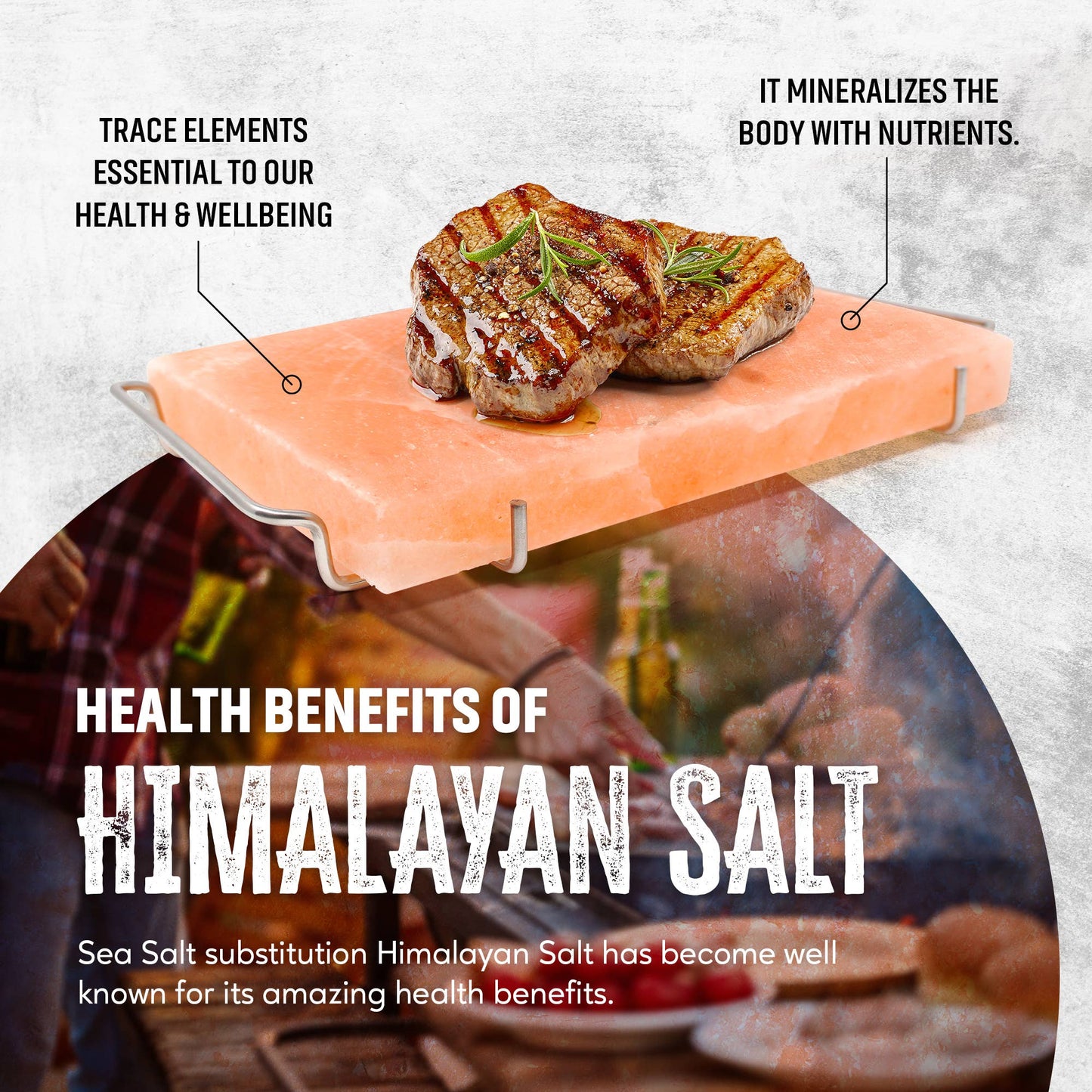 Natural Himalayan Salt Block Cooking Plate