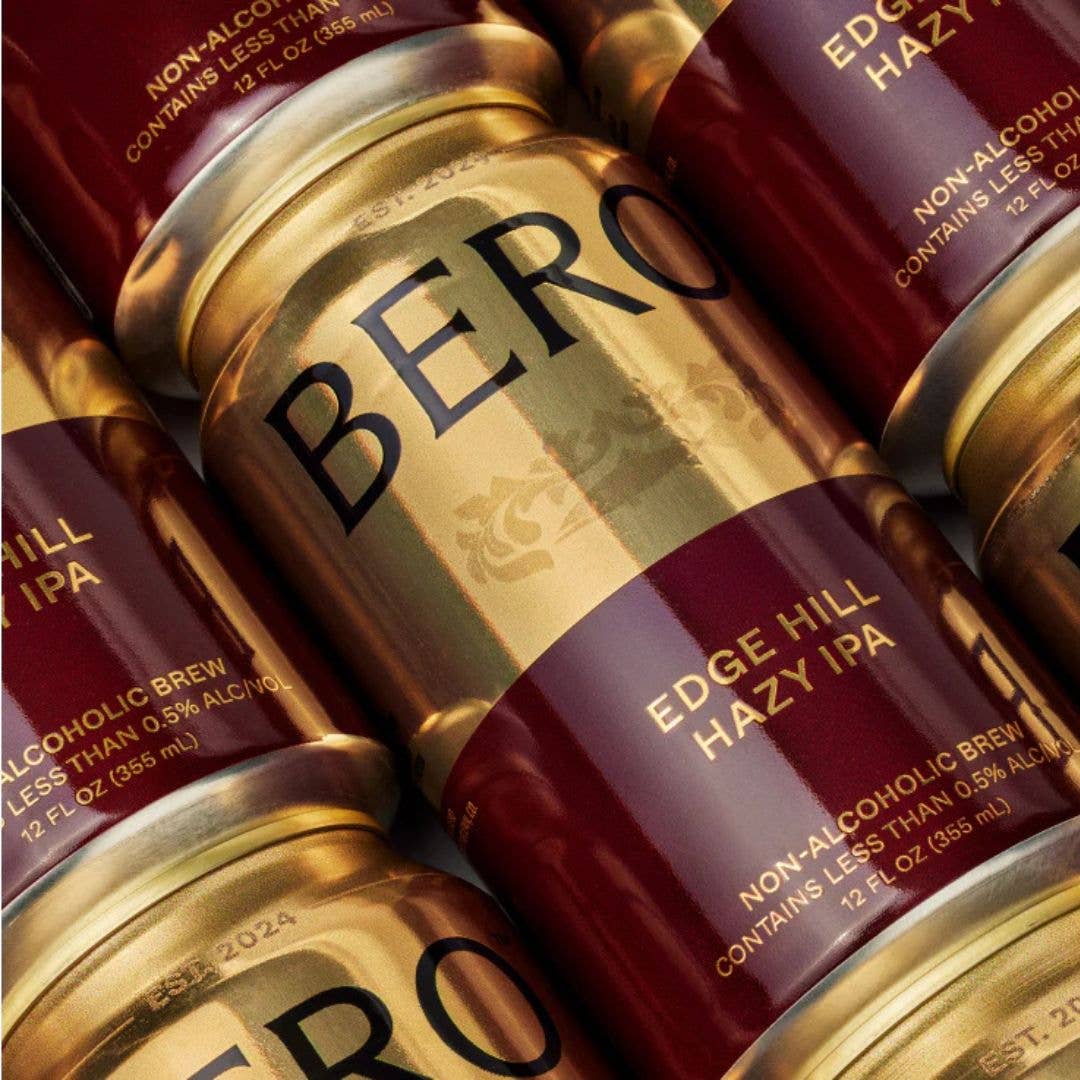 BERO Edge Hill Hazy IPA - Premium Non Alcoholic Beer - 6pk