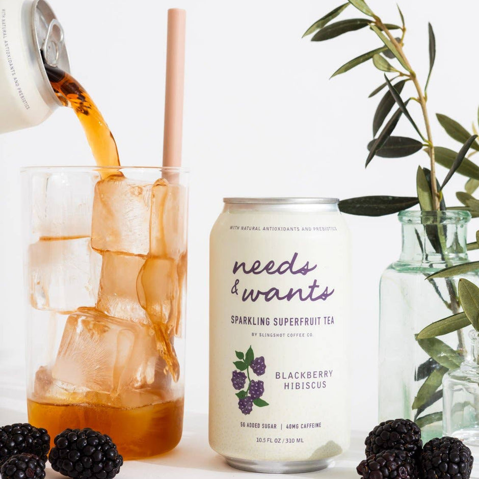 Needs & Wants Tea Blackberry Hibiscus 10.5oz - Slingshot Coffee Co