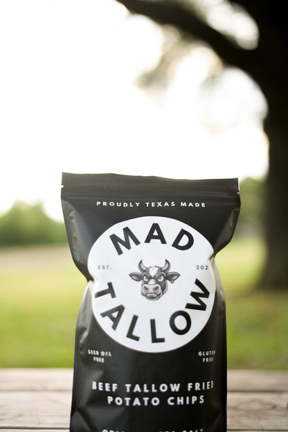 Ranchers Original Sea Salt Beef Tallow Chips 4 oz - Mad Tallow