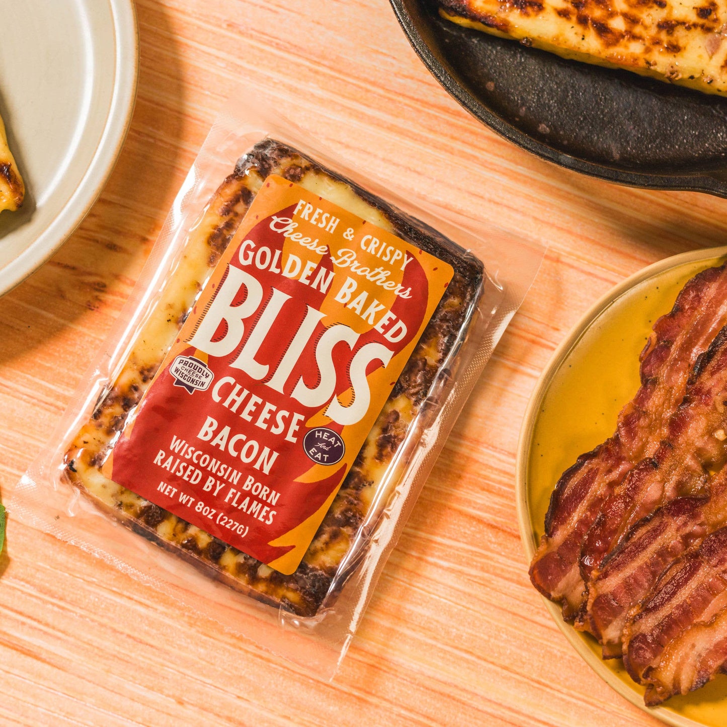 Bacon Golden Baked Bliss Cheese 8 oz – Cheese Brothers