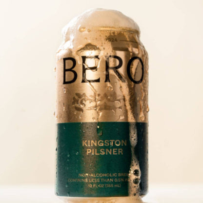 BERO Kingston Golden Pils - Premium Non Alcoholic Beer - 6pk
