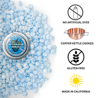 Blue Raspberry Sours: Dye-Free Candy Tins 3.5oz
