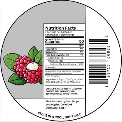 Lychee Sours 3.5 oz – Sour Drops