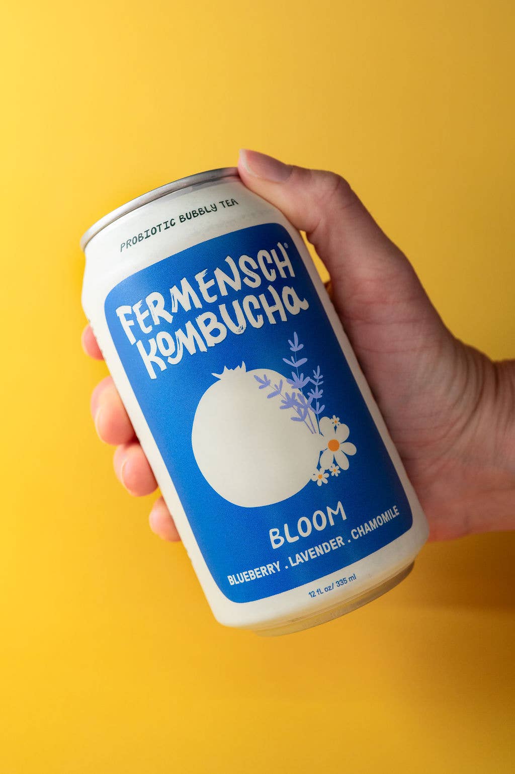 Blueberry Lavender Chamomile Kombucha 12 oz – Fermensch Kombucha