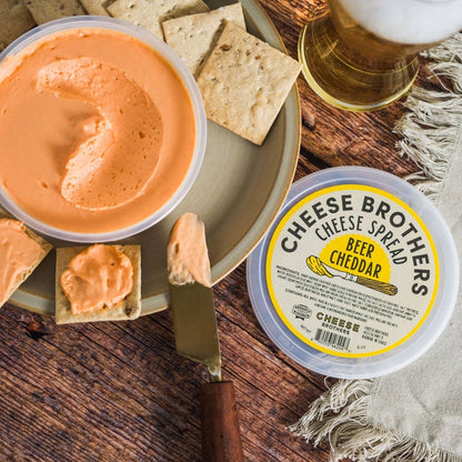 Beer Cheddar Cheese Spread 8oz - Cheese Brothers