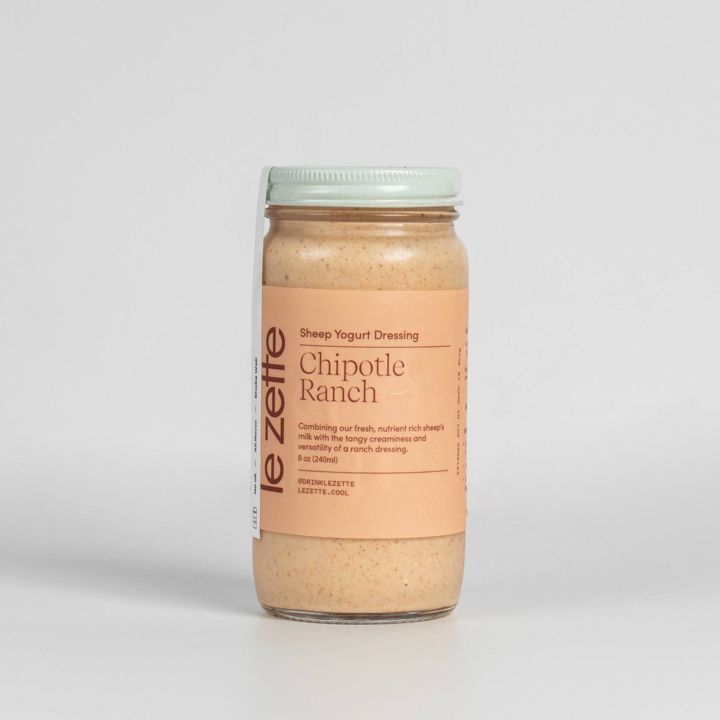 Chipotle Ranch Sheep Yogurt Dressing: A2 Organic 2x Protein