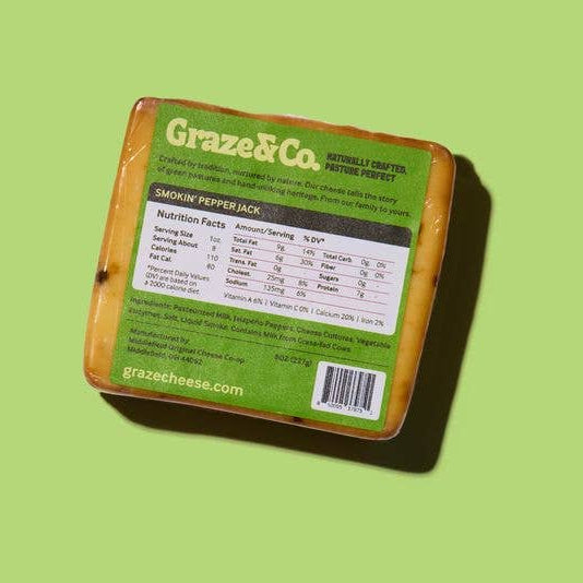 Smokin' Pepper Jack 8 oz – Graze & Co