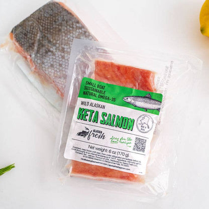 Keta Salmon 6 oz – Alaska Fresh Seafood