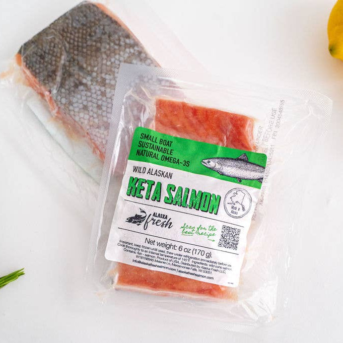 Keta Salmon 6 oz – Alaska Fresh Seafood