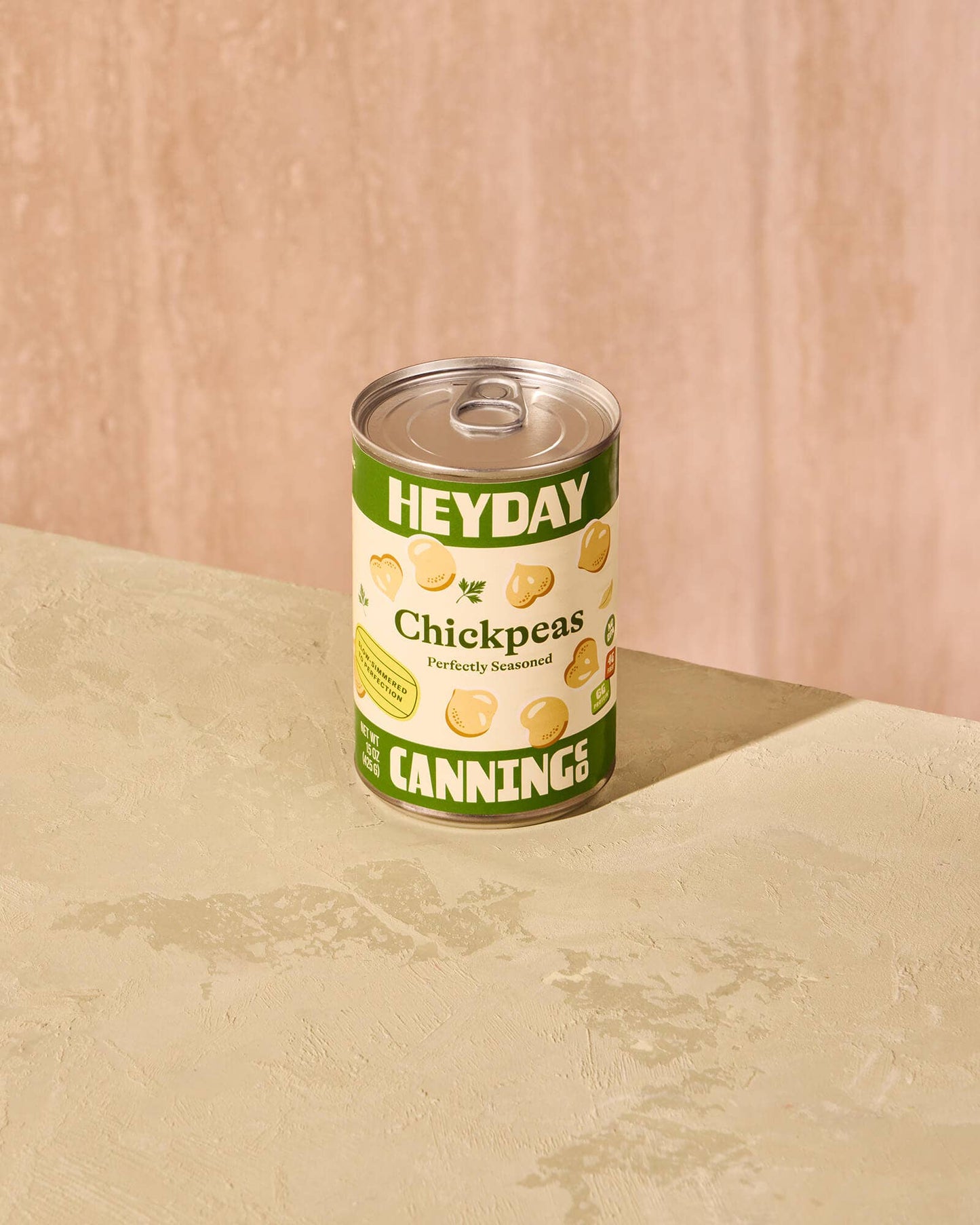 Perfectly Seasoned Chickpeas 15 oz – Heyday Canning