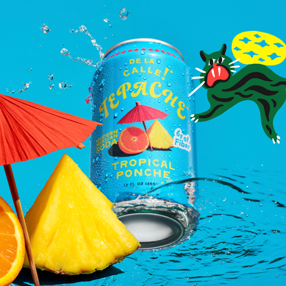 Tepache Tropical Ponche Mexican Soda 12oz - De La Calle