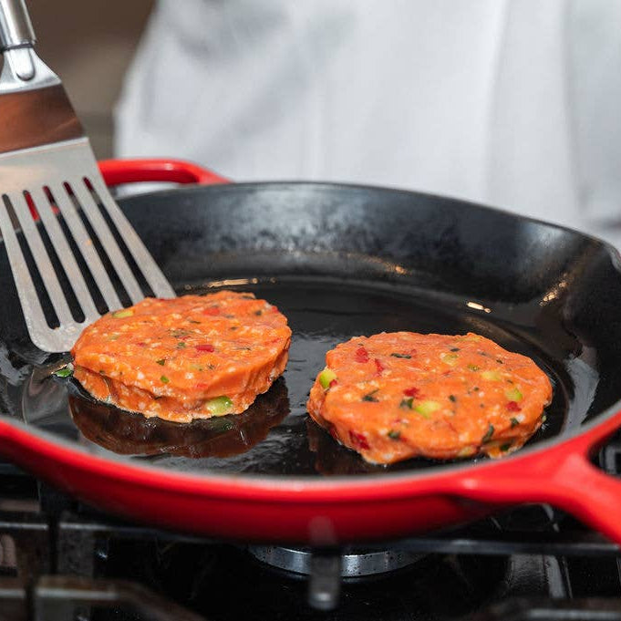 Sockeye Salmon Burgers 8 oz – Alaska Fresh Seafood