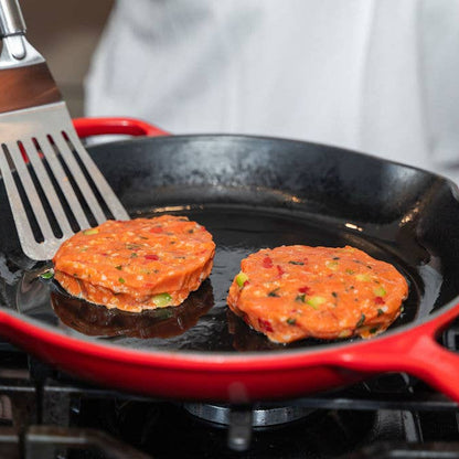 Sockeye Salmon Burgers 8 oz – Alaska Fresh Seafood