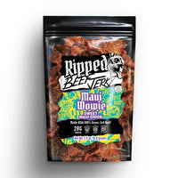 Grass-Fed Beef Jerky Maui Wowie 2.5 oz - Ripped Beef Jerky