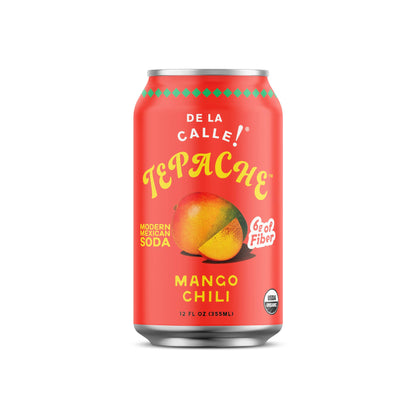 Mango Chili Tepache Mexican Soda 12oz - De La Calle