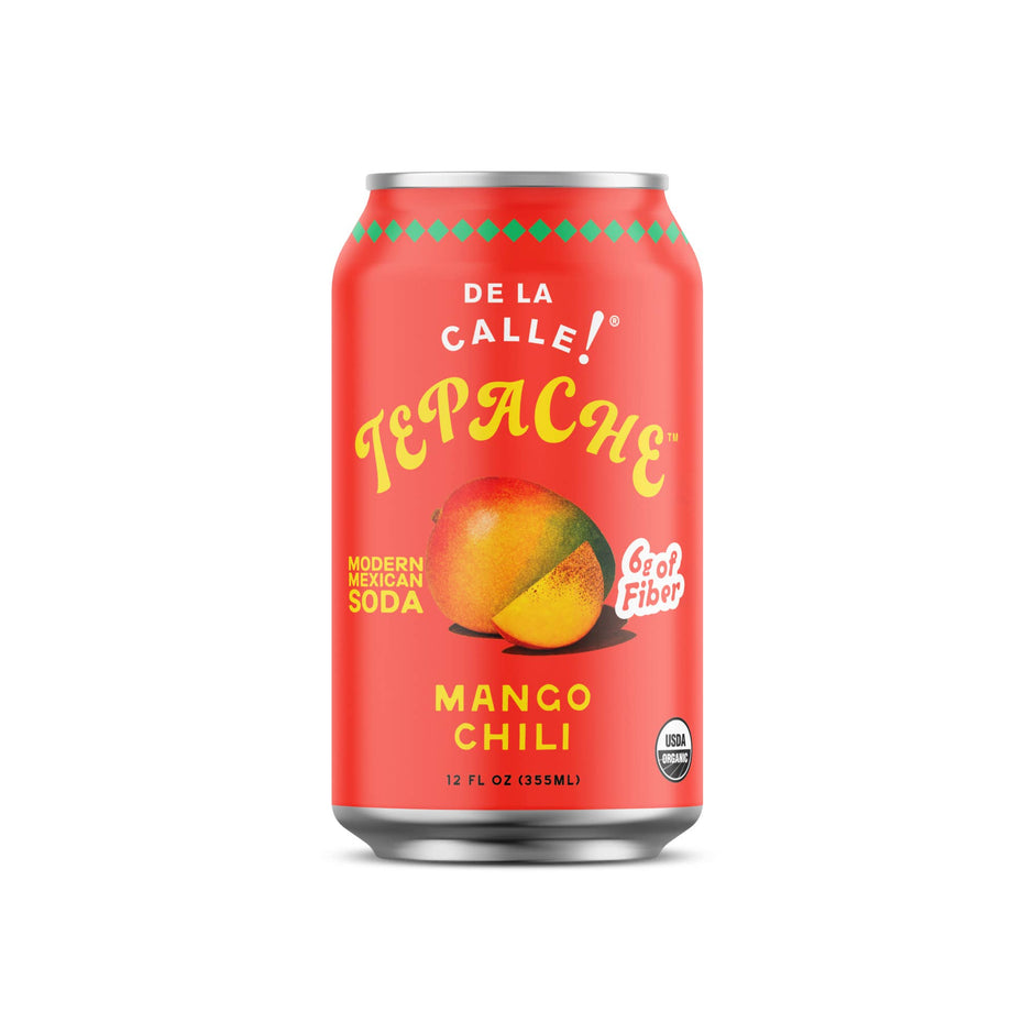 Mango Chili Tepache Mexican Soda 12oz - De La Calle