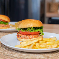 Sockeye Salmon Burgers 8 oz – Alaska Fresh Seafood