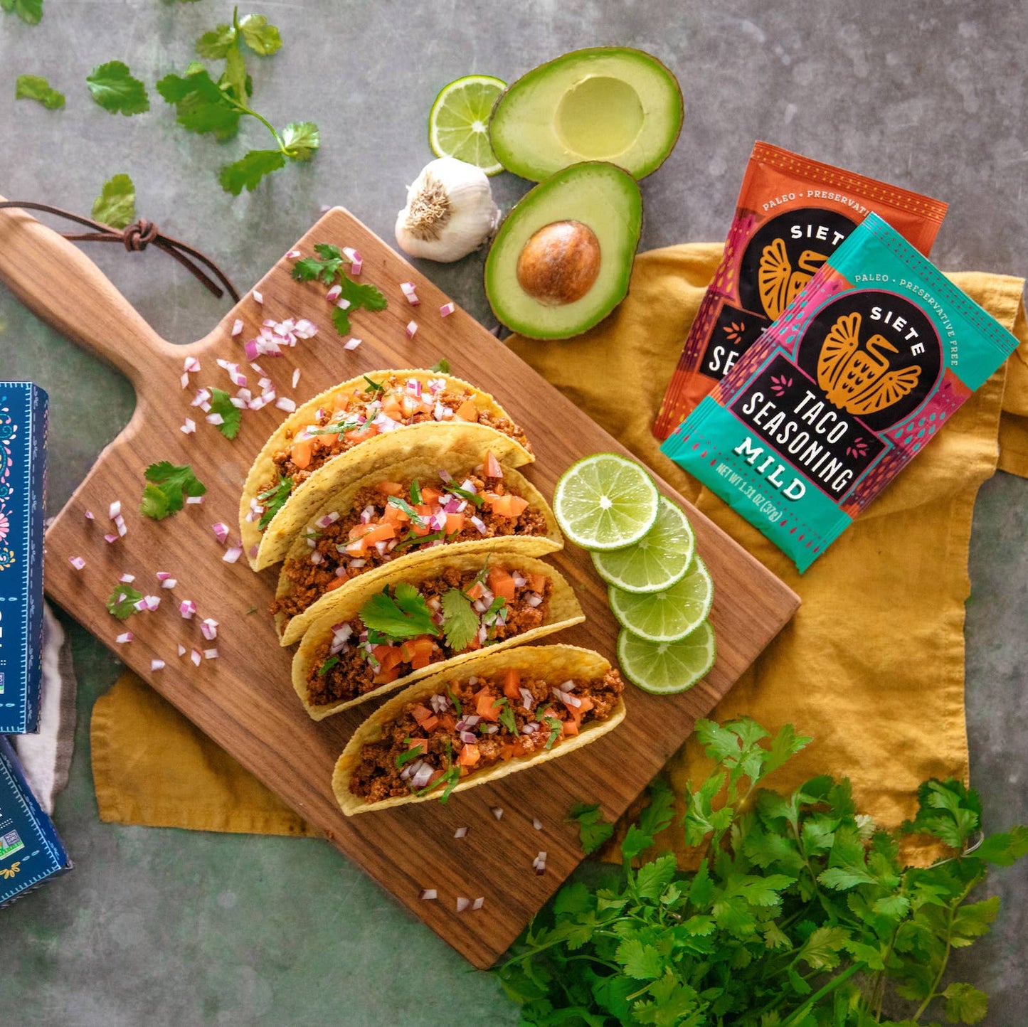Mild Taco Seasoning 1.37 oz – Siete Foods