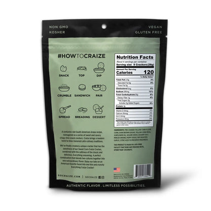 Toasted Snack Crackers Everything 4oz - Craize