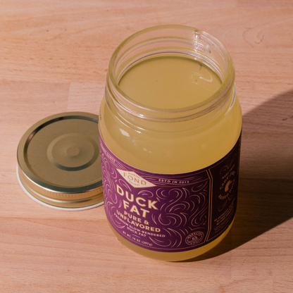 Pure & Unflavored Duck Fat 14 oz – Fond