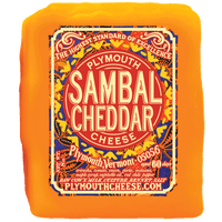 Sambal Cheddar 8 oz – Plymouth Cheese