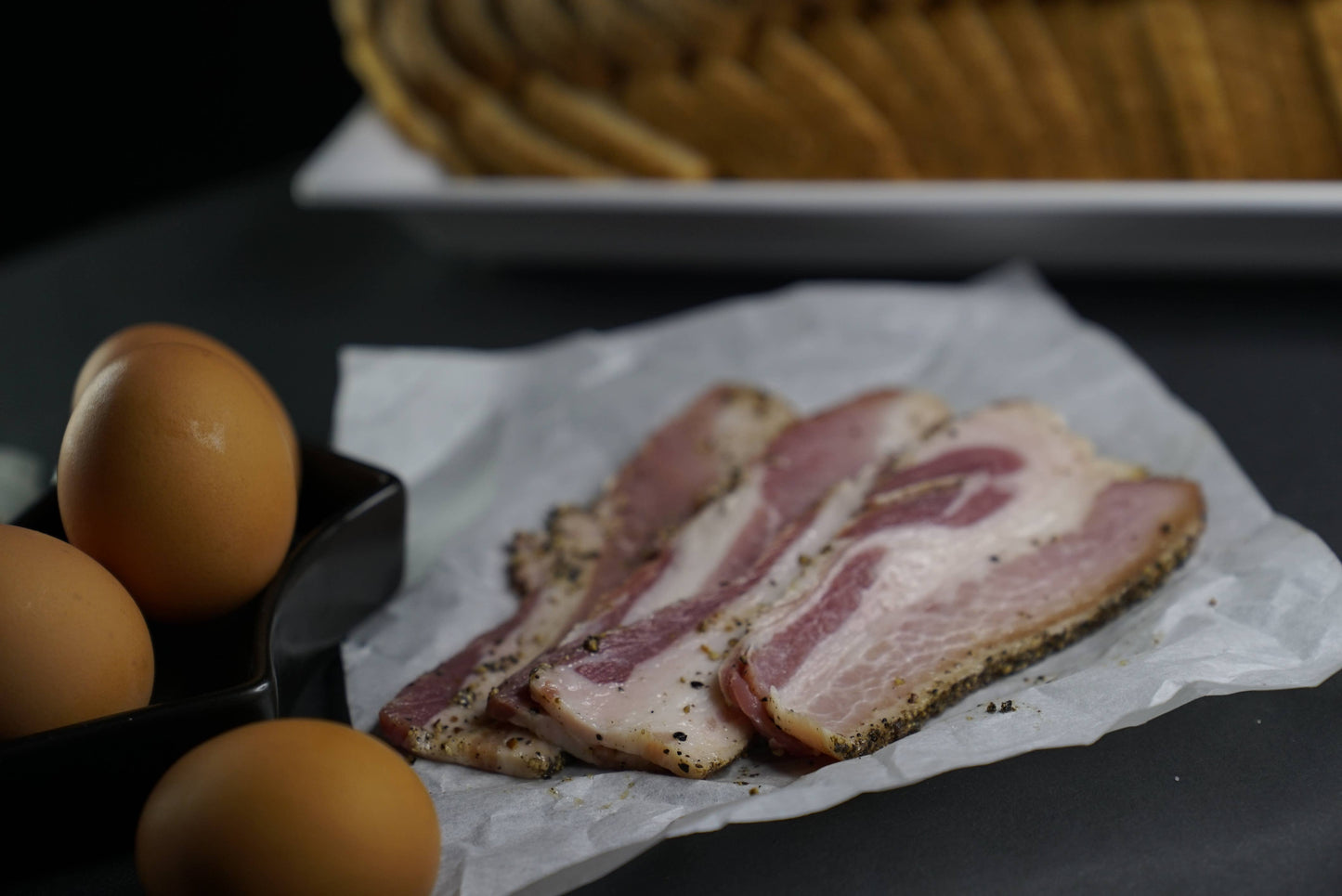 Smoked Naked Bacon Duroc Pork Maple-Cured 16 oz – Meat Crafters Inc