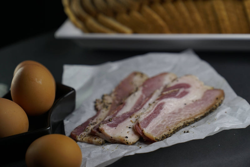 Smoked Naked Bacon Duroc Pork Maple-Cured 16 oz – Meat Crafters Inc