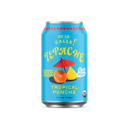 Tepache Tropical Ponche Mexican Soda 12oz - De La Calle