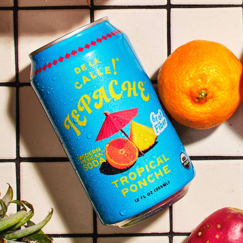 Tepache Tropical Ponche Mexican Soda 12oz - De La Calle