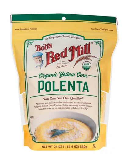 Organic Yellow Corn Polenta 24 oz – Bob's Red Mill