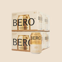 BERO Noon Wheat Beer - Premium Non Alcoholic Beer - 6pk