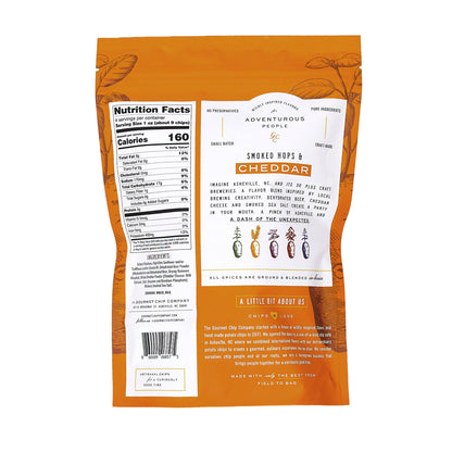 Smoked Hops and Cheddar Thick Cut Potato Chips 4oz