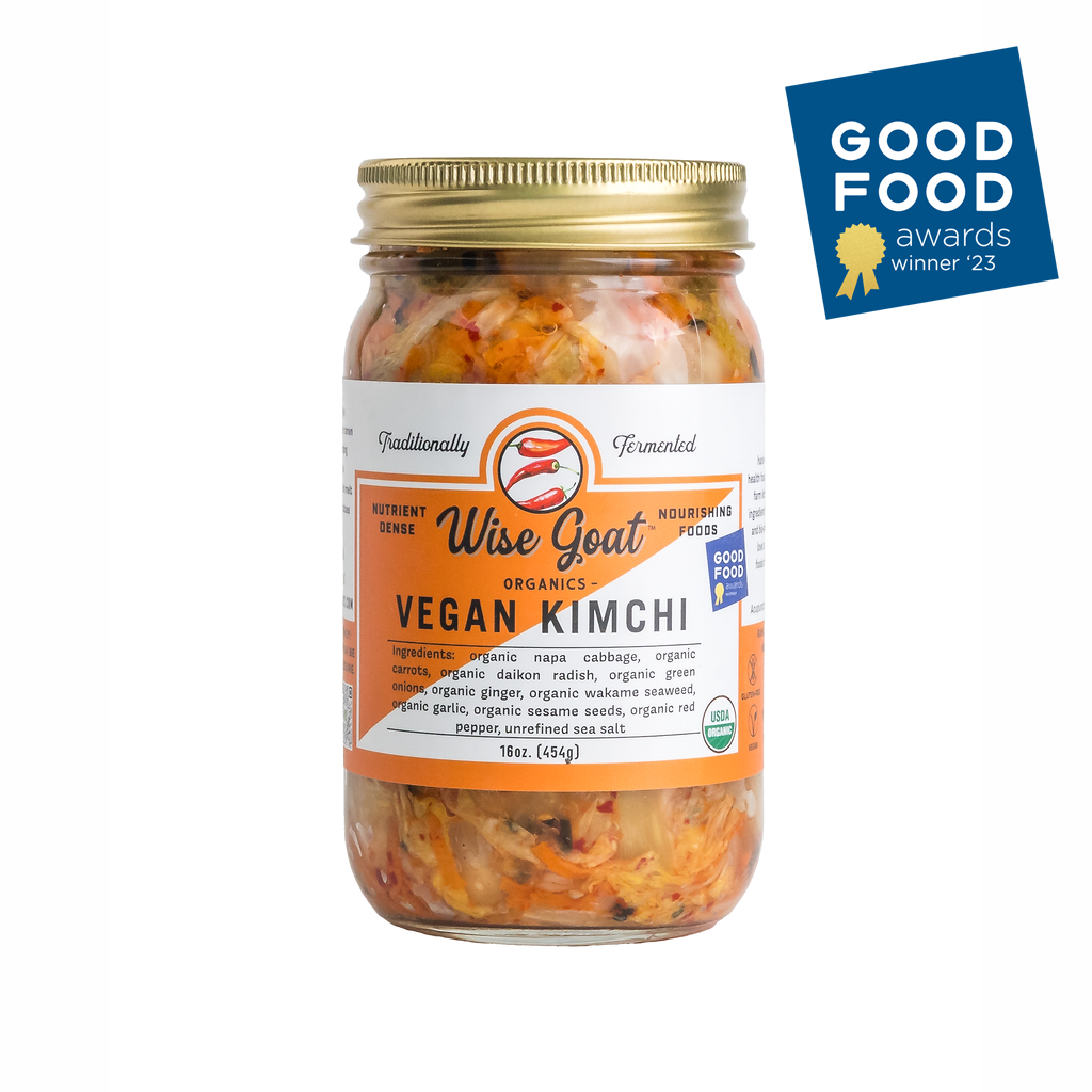 Vegan Kimchi 16 oz – Wise Goat Ferments