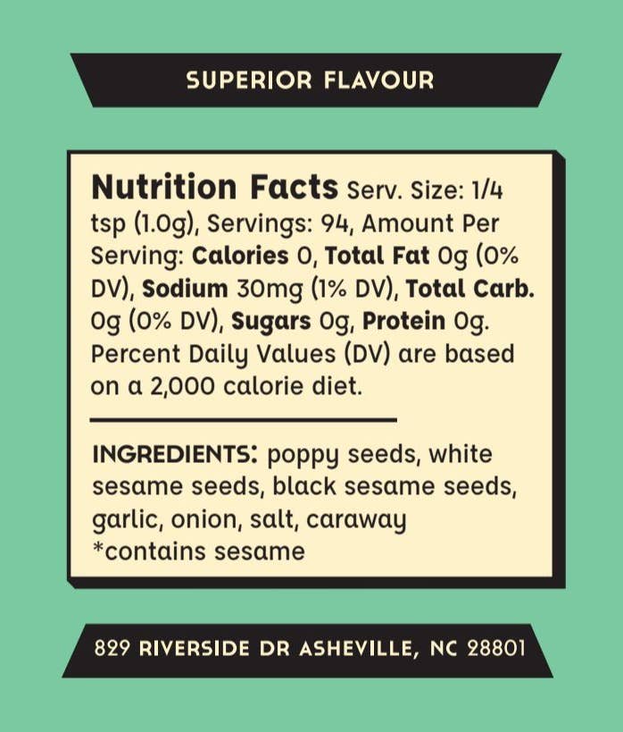 Everything Bagel Seasoning 3.3oz - Spicewalla