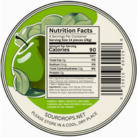 Green Apple Sours 3.5 oz – Sour Drops