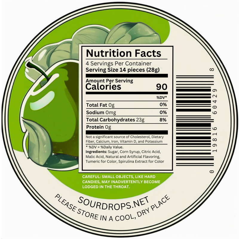 Green Apple Sours 3.5 oz – Sour Drops