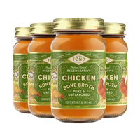 Chicken Bone Broth 100% Pasture-Raised & Regenerative 14fl oz - Fond