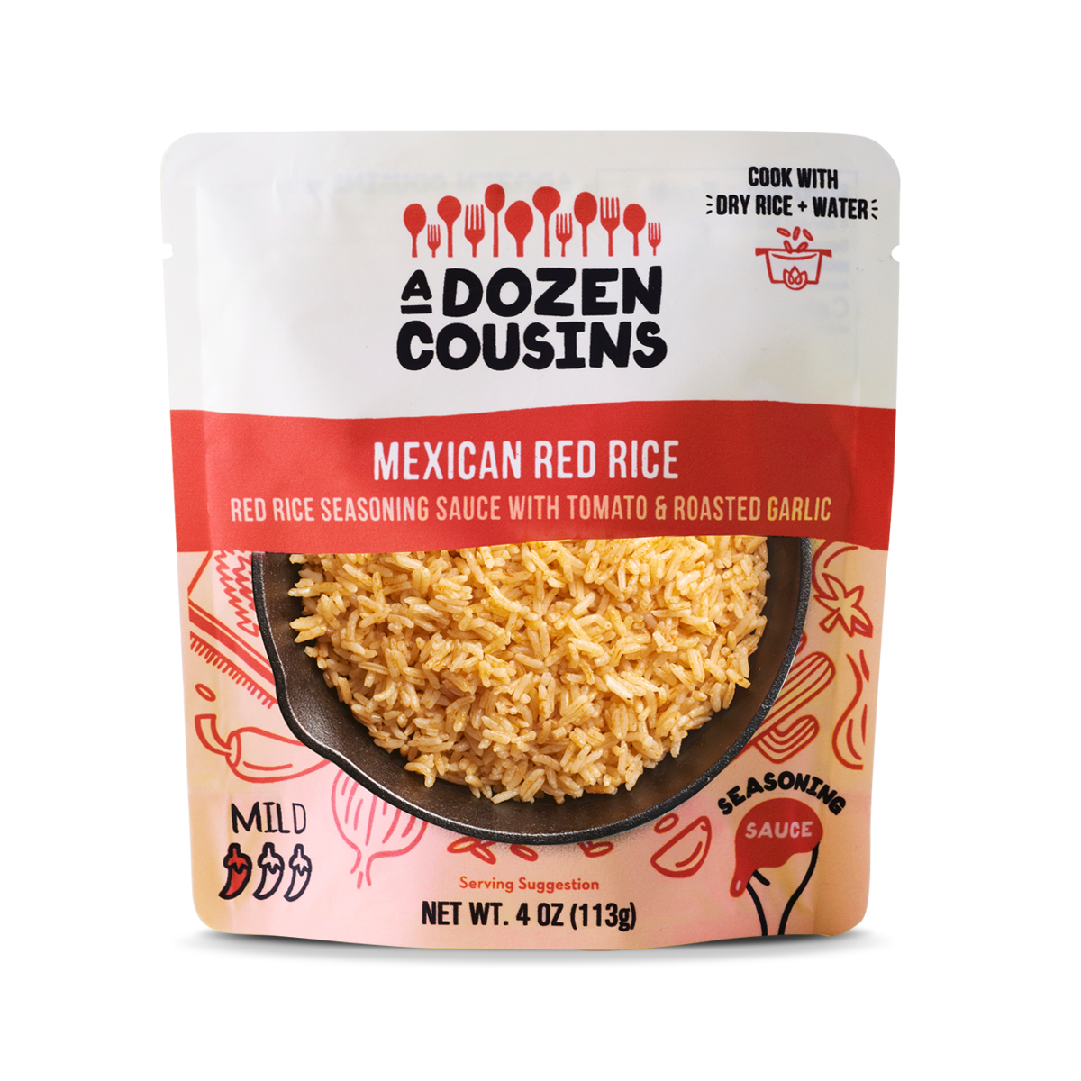 Mexican Red Rice Seasoning Sauce 4 oz – A Dozen Cousins