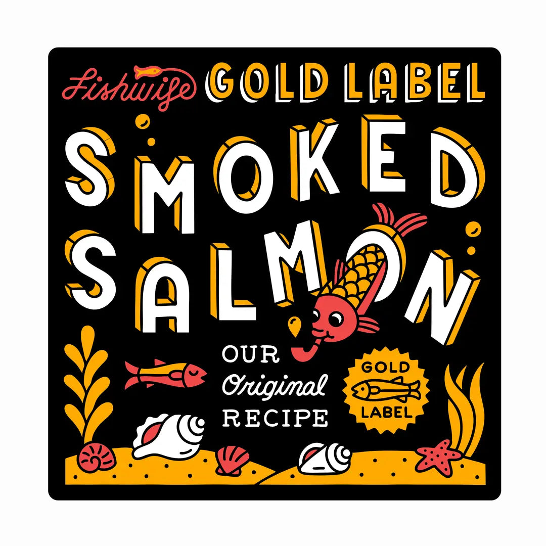 Gold Label Atlantic Smoked Salmon 3.2oz – Fishwife
