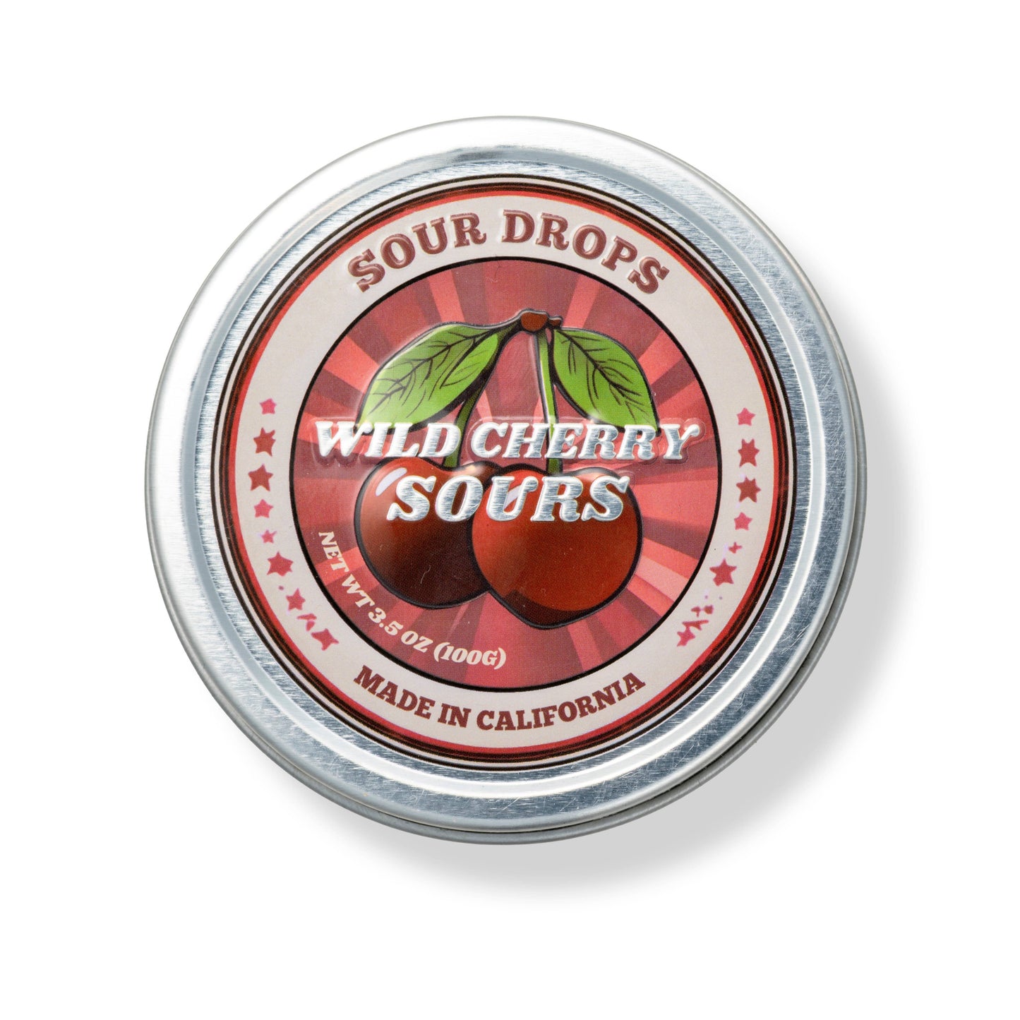 Wild Cherry Sours: Dye-Free Candy Tins 3.5oz